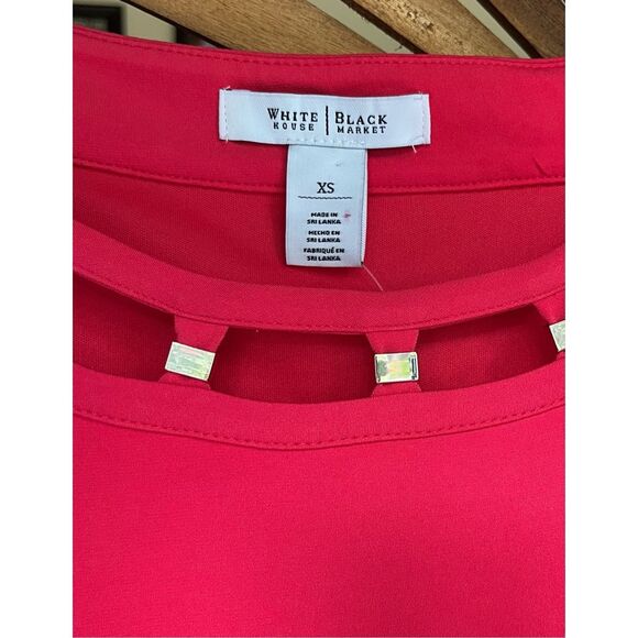 NWT White House Black Market Dress - Red - size XS - Picture 3 of 16